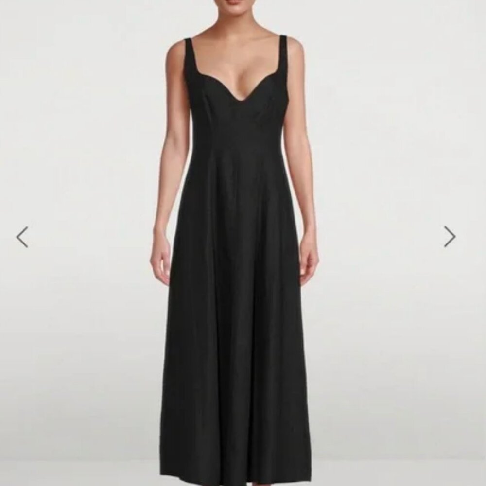 NWOT Mara Hoffman Perdita Long A-Line Linen Dress